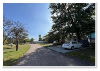 RV sites at Wooded Acres Campground